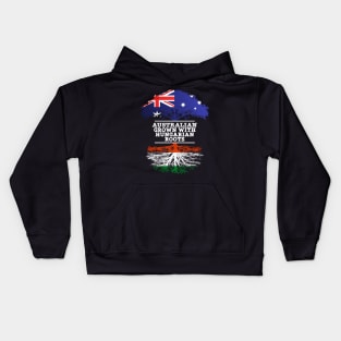 Australian Grown With Hungarian Roots - Gift for Hungarian With Roots From Hungary Kids Hoodie